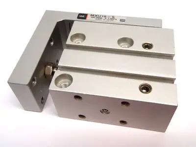 New | in-Stock SMC Pneumatic Guided Cylinder Pneumatic Cylinders Michigan US | Maverick Industrial Sales #1401124