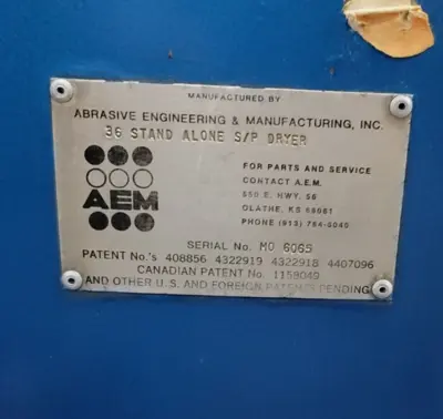 AEM/TIMESAVER 36 Stand Alone S/P Dryer Parts Washer | Universal Press & Machinery (UPM) (5)