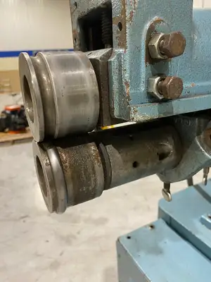 USED PEXTO, ROPER WHITNEY POWERED COMBINATION ROTARY MACHINE FOR BEADING/CRIMPING