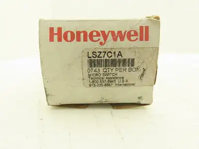 Honeywell LSZ7C1A Micro Limit Switch Heavy Duty 600vAC 10A NEMA A600