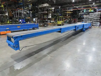 Stewart Glapat 1961T18SP 19'-61' Adjustoveyor Telescopic Conveyor 18" Belt 230V