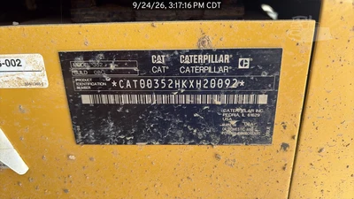 Used 2024 CATERPILLAR 352 Crawler Excavators Texas US | National Equipment Dealers #1545830