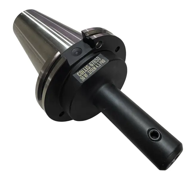 Collis CAT50 V-Flange End Mill Holder 3/8" Hole 4-1/2" Projection USA Made