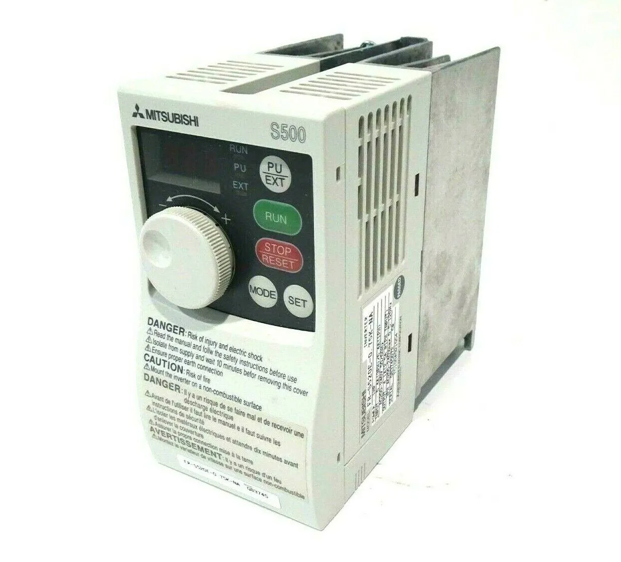 USED MITSUBISHI FR-S520E-0.75K-NA INVERTER FRS520E075KNA