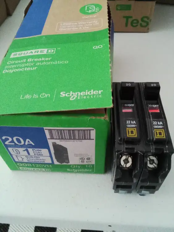 Used Square D QOB120VH Circuit Breakers US | Infinity wholesale & Supply LLC #1305872