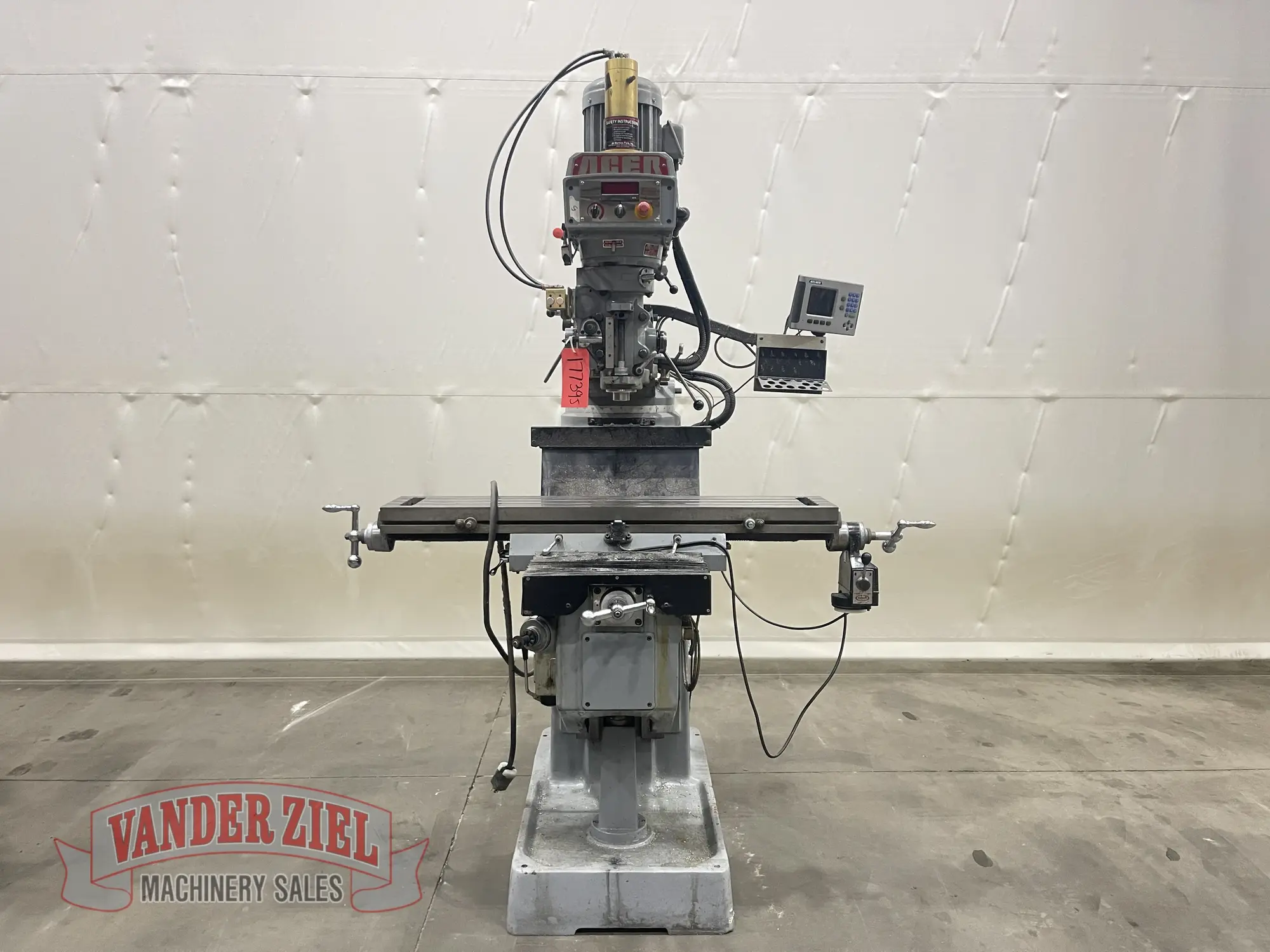 Used ACER ACER EVS-3VKH VERTICAL KNEE MILL, 10" X 50" TABLE Vertical Mills Michigan US | Vander Ziel Machinery Sales #1281275