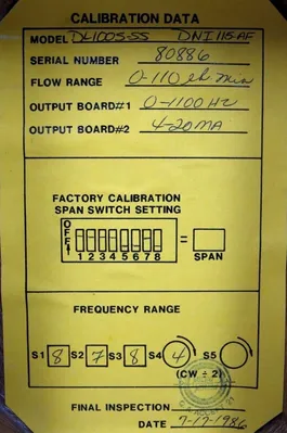 USED MICRO MOTION FE/FT-2841-01 MASS FLOW REMOTE UNIT FEFT284101 253-23011-N