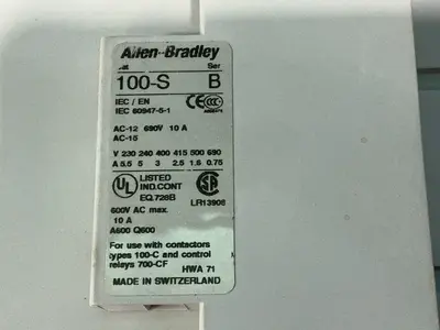 Used ALLENBRADLEY 100C85D10 PLC Contactors Ohio US | HGR 24 #1478074