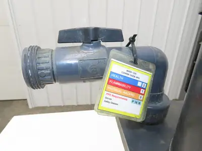 PVC Plastic Chemical Immersion Pump 1.25x1"npt 3/4Hp 115/230V 1PH 13" Depth