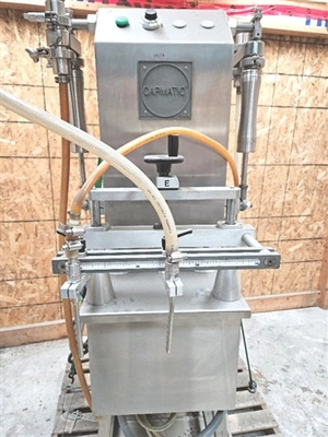 Capmatic Model CF-2P Tabletop Semi-Automatic Filler