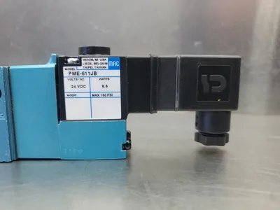 MAC VALVES 821C-PM-611JB-152 SOLENOID VALVE w/PME-611JB Module. 6C-12