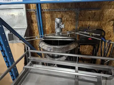 Seasoning Drum w/ Dry Ingredient Feeder
