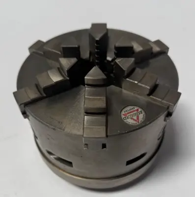 Burnerd Griptru 6.25" Dia Lathe Chuck 6 Jaw CNC