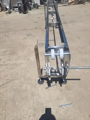 Conveyor, Trans Automation Technologies, 8" x 12', Stainless Steel Frame #5512922