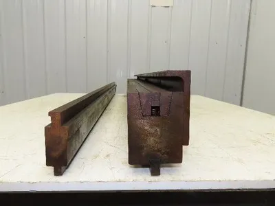 Press Brake U Bend Die 49" Long 1/2" Wide 1/2" Deep 1/2" Safety Tang