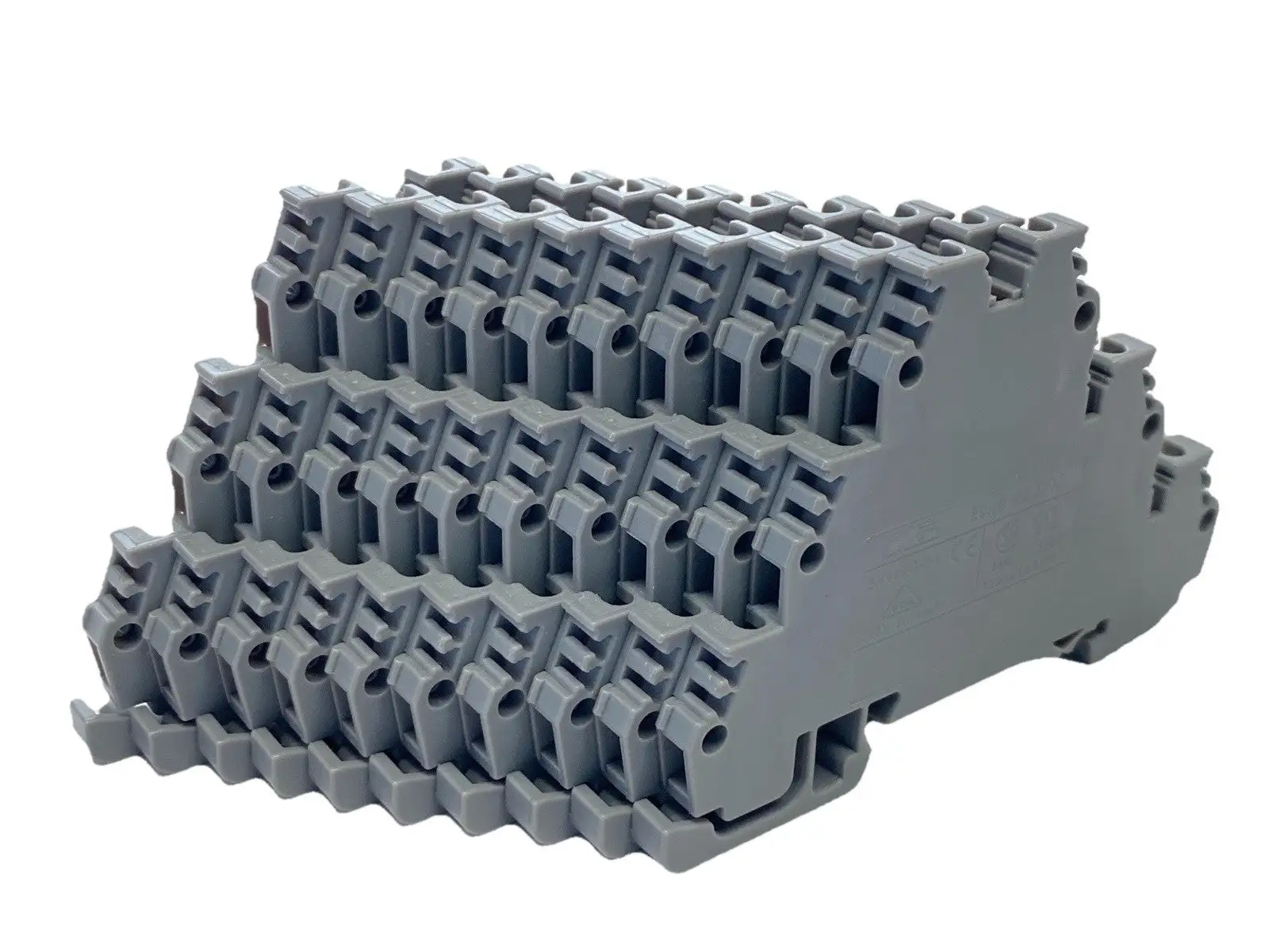 Used Morsettitalia Terminal Block 3-Level Gray 2.5mm LOT OF 10 Terminal Blocks Michigan US | Maverick Industrial Sales #1394922