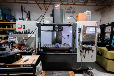 2017 HAAS VM-3 with only 254 hours and brand new 4th Vertical Machining Centers | Elevation Machine (2)