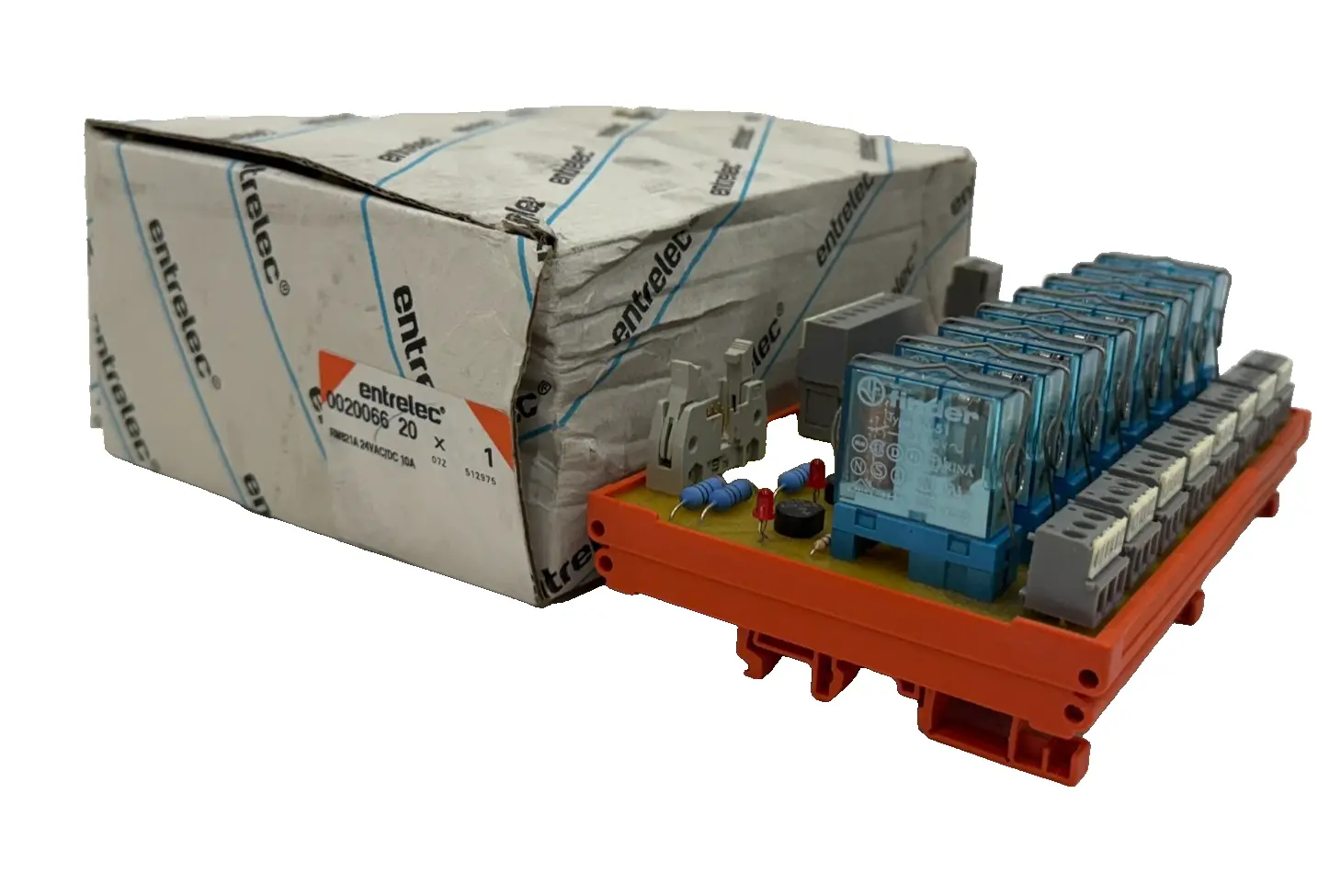 NEW ENTRELEC 0020.066.20 RELAY BOARD 24VAC 10A 20066-20 002006620