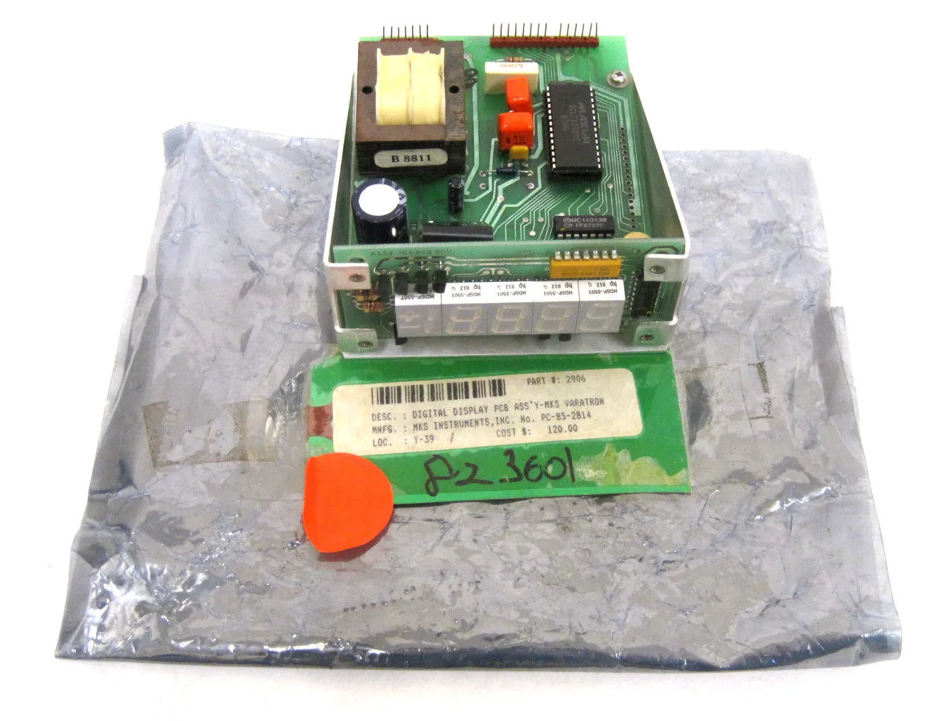 NEW MKS INSTRUMENTS INC. PC-85-2814 DIGITAL DISPLAY PCB PC852814