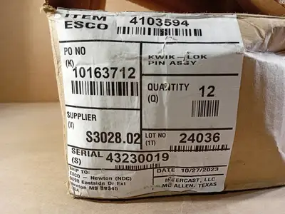 New | in-Stock ESCO KLLO1MA Parts British Columbia CA | Lenmark #271564