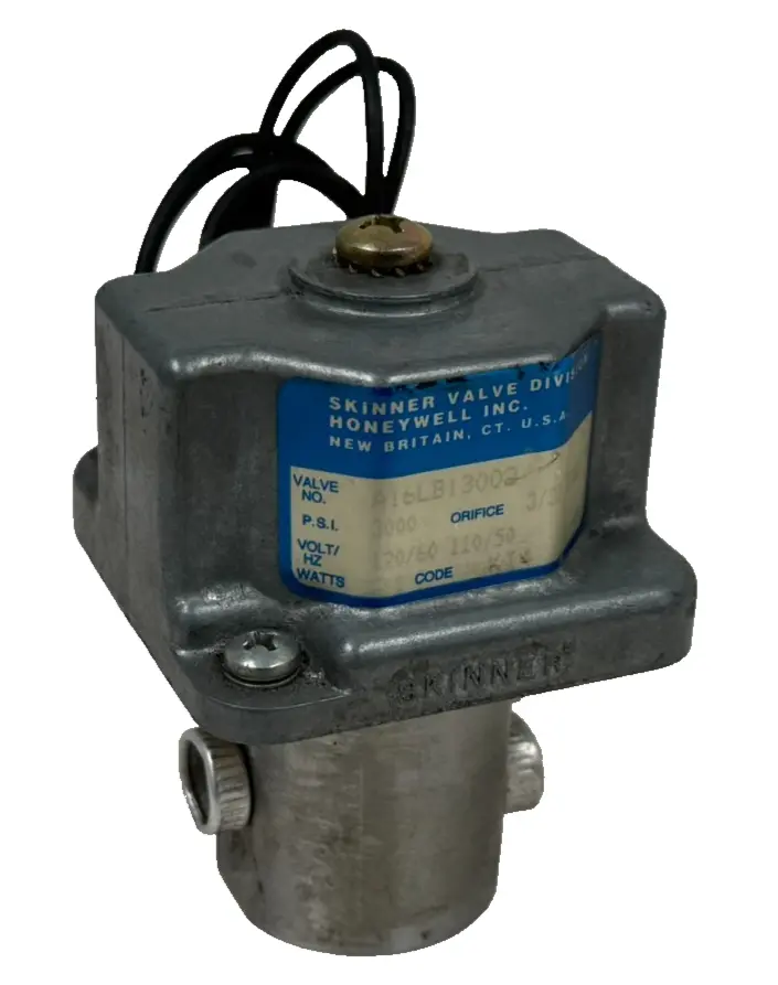 NEW SKINNER A16LB13002 HYDRAULIC CONTROL VALVE 3000PSI 3/32 120V/60HZ