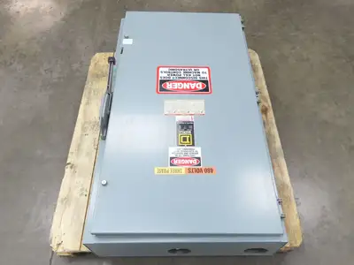 Square D HU365 Safety Disconnect Switch 400A 600V 3 Pole Non Fused Series E2
