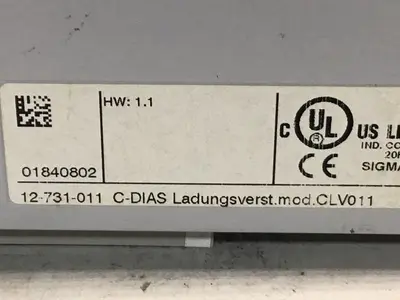 USED SIGMATEK CLV011 12-731-011