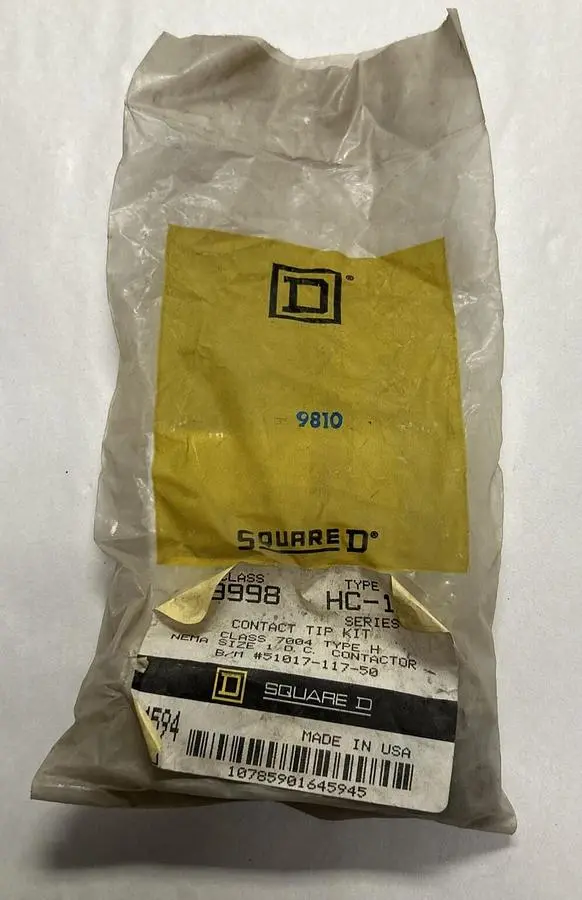 Used SQUARE D 9998-HC-1 Miscellaneous Equipment (Electrical & Power) | Surplus Asset Holdings #1201857