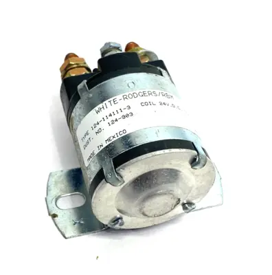 USED WHITE-RODGERS POWER COIL CONTACTOR 24 VDC, CONTINUOUS