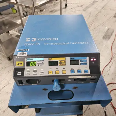 Used Valley Lab Valley Lab Force FX Electrosurgical Generator With Foot Switch And Cart Electrosurgical / Cautery Texas US | PT Medical Technologies #1458749
