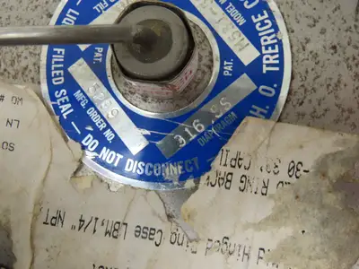 H.O. Trerice M531-53 Pressure Transducer Plate 2" 300PSI Gauge 200PSI Capillary
