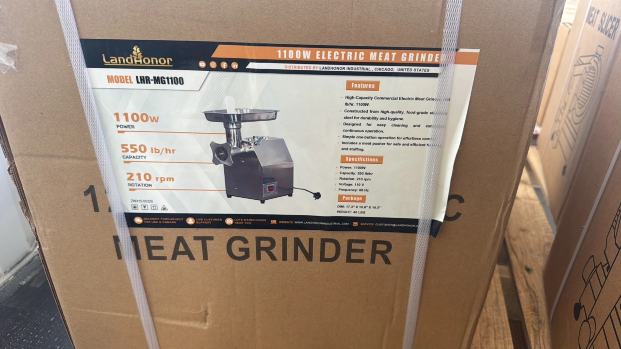 1100W Electric Meat Grinder	Landhonor	2025	Unused	LHR-MG1100