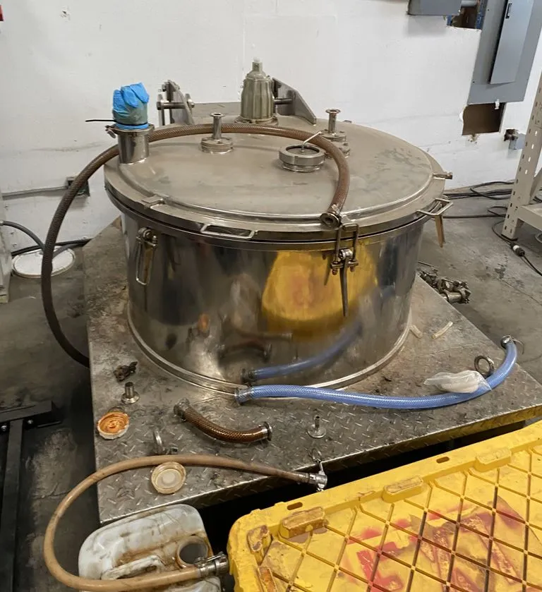 Xiangtan PS800-N hemp/ethanol extraction centrifuge, 316SS.