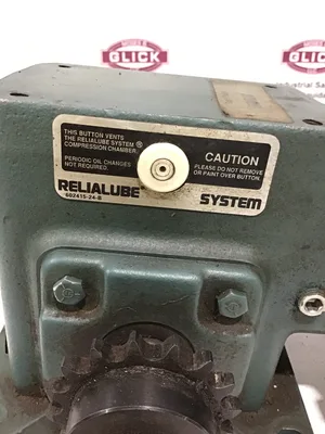 Reliance Electric P14H1448G Three Phase AC Motor with Dodge Tigear Speed Reducer