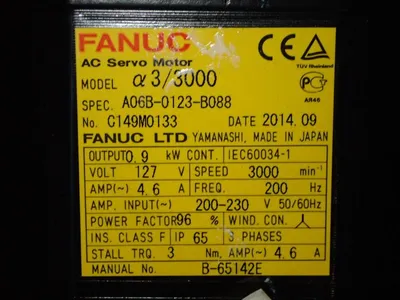 USED 2014 FANUC A06B0123B088