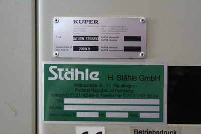 Stahle Saturn Quatro (4-Head) Top & Bottom Narrow Belt Sander