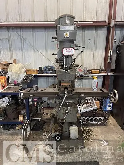Used LEGUN REPUBLIC VERTICAL MILL WITH TOOLING Vertical Mills | CAROLINA MACHINERY SALES #421388