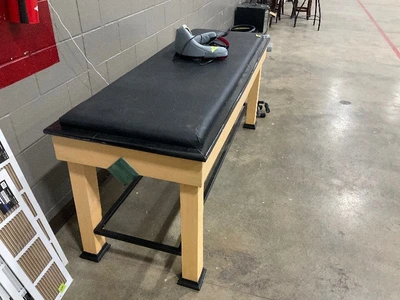 Massage table and neck massager