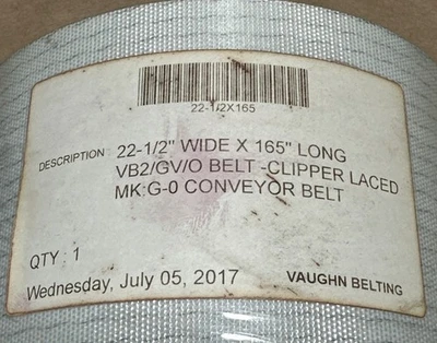NEW Vaughn 22-1/2X165