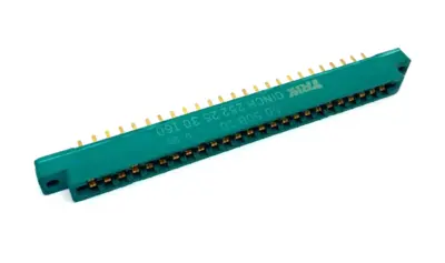 252 25 30 160 | TRK Cinch  Solder Tab Dual Edge Electronic Connector Female - Used