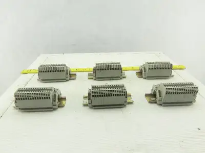 Allen Bradley 1492-WTS3 6 DIN Rail Sensor Terminal Block 500V Lot of 90