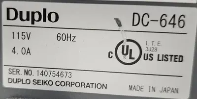 USED 2014 DUPLO 646