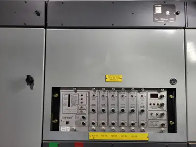 Low Voltage PDC / Switchgear Section, (1) 4000A, (5) 1200A Magnum DS Breakers, 600V 3PH