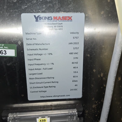 USED 2022 Viking Masek Bagging Line