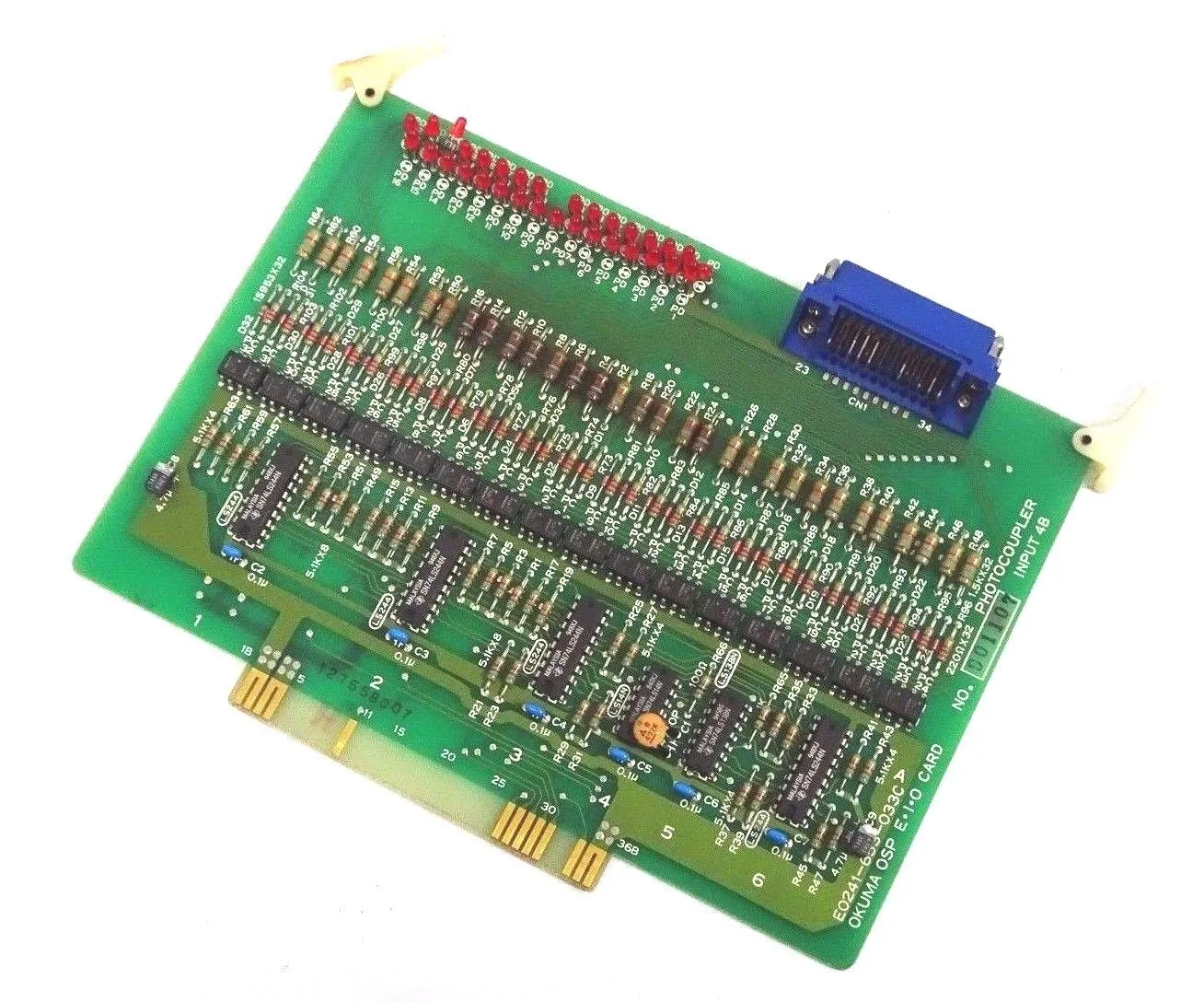 USED OKUMA E0241-653-033C E-I-O PHOTOCOUPLER CONTROL CARD
