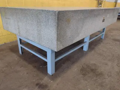 8' X 4' X 14" CHALLENGE PRECISION LAYOUT INSPECTION GRANITE TABLE: STOCK #23790