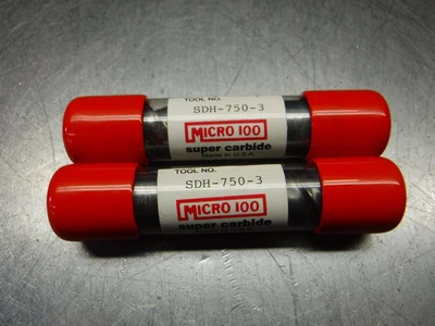 Lot Of 5 Micro 100 Carbide Endmills (LOC2089A)