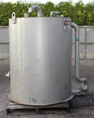 SPC7223  Tank 375 gallon vertical tank, Stainless Steel