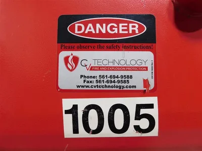 CV Technology 11445 Interceptor-FV Explosion Isolation Flap Valve 10" Used
