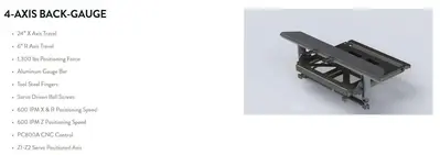 BACKGAUGES FOR PRESS BRAKES: YOBRO #25048